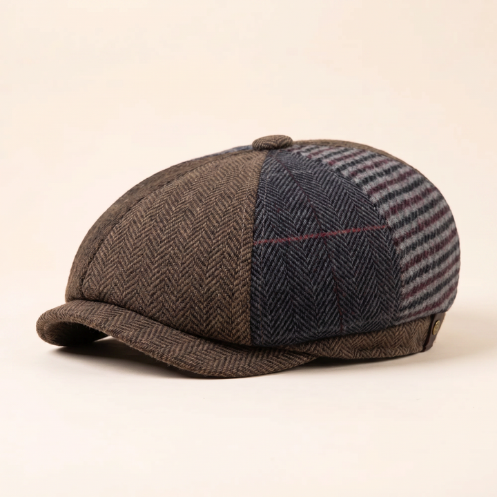 Wool Patchwork Cap — MALHAM