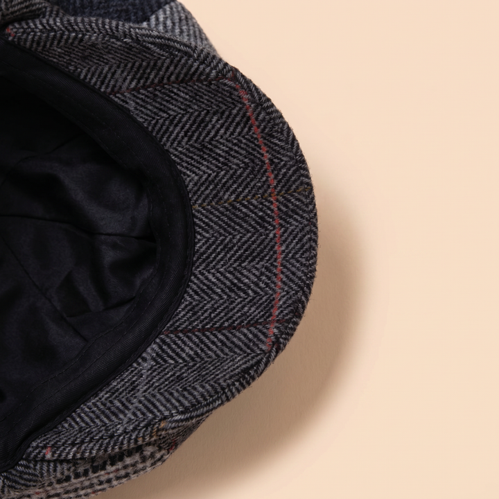 Wool Patchwork Cap — MALHAM