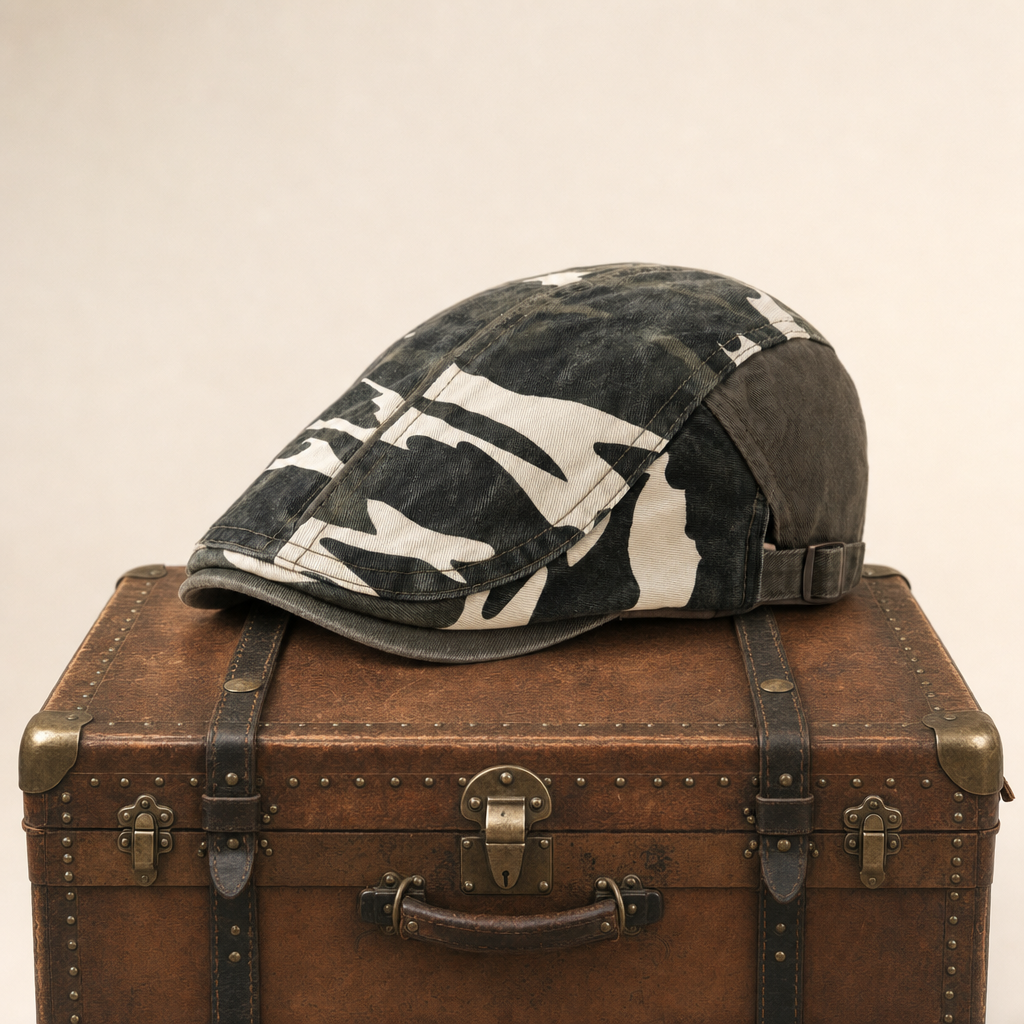 Trail Camo Cap — MELROSE — Army Green