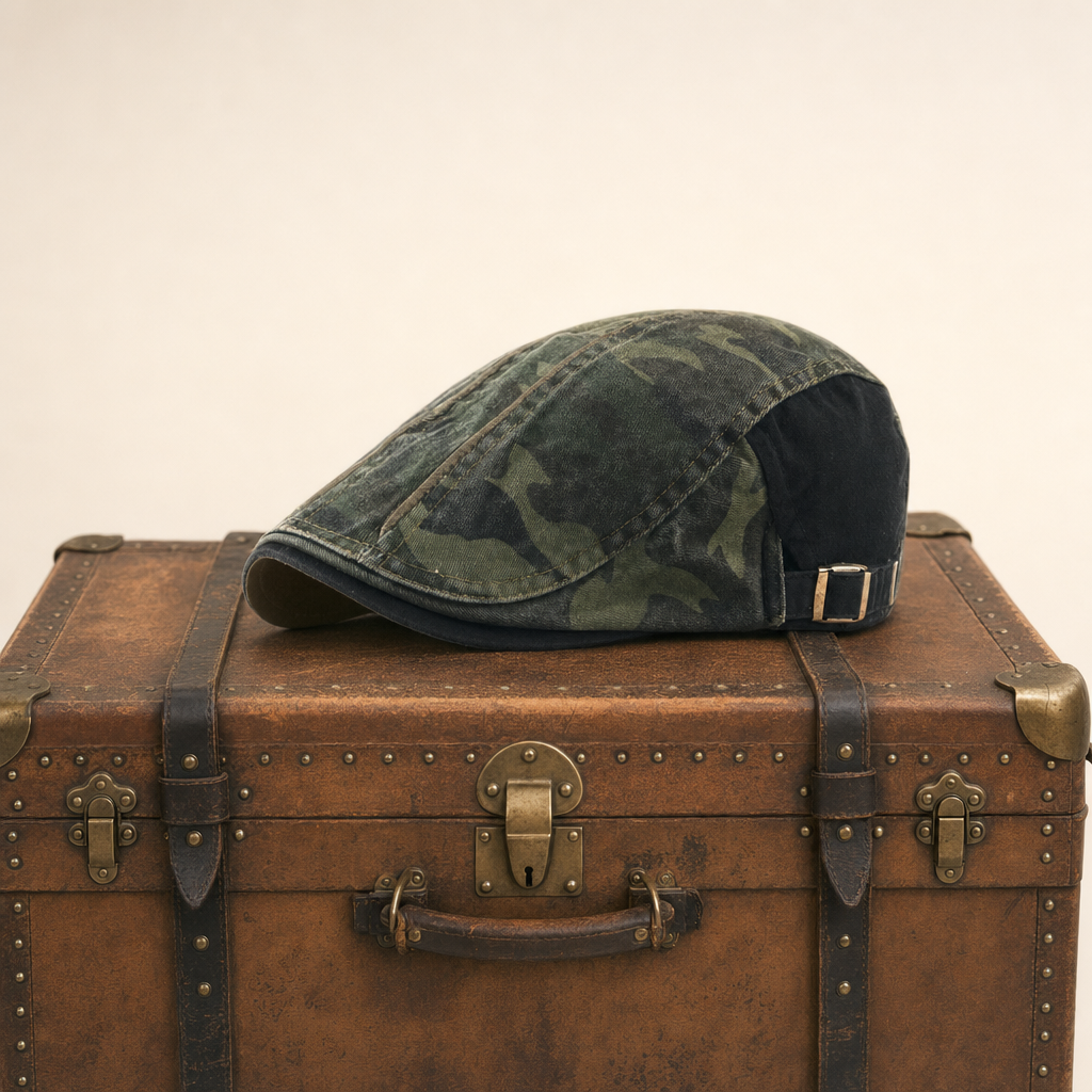 Camo Cotton Cap — WESTPORT — Army Green