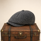 Tweed Newsboy Cap — SETTLE 2