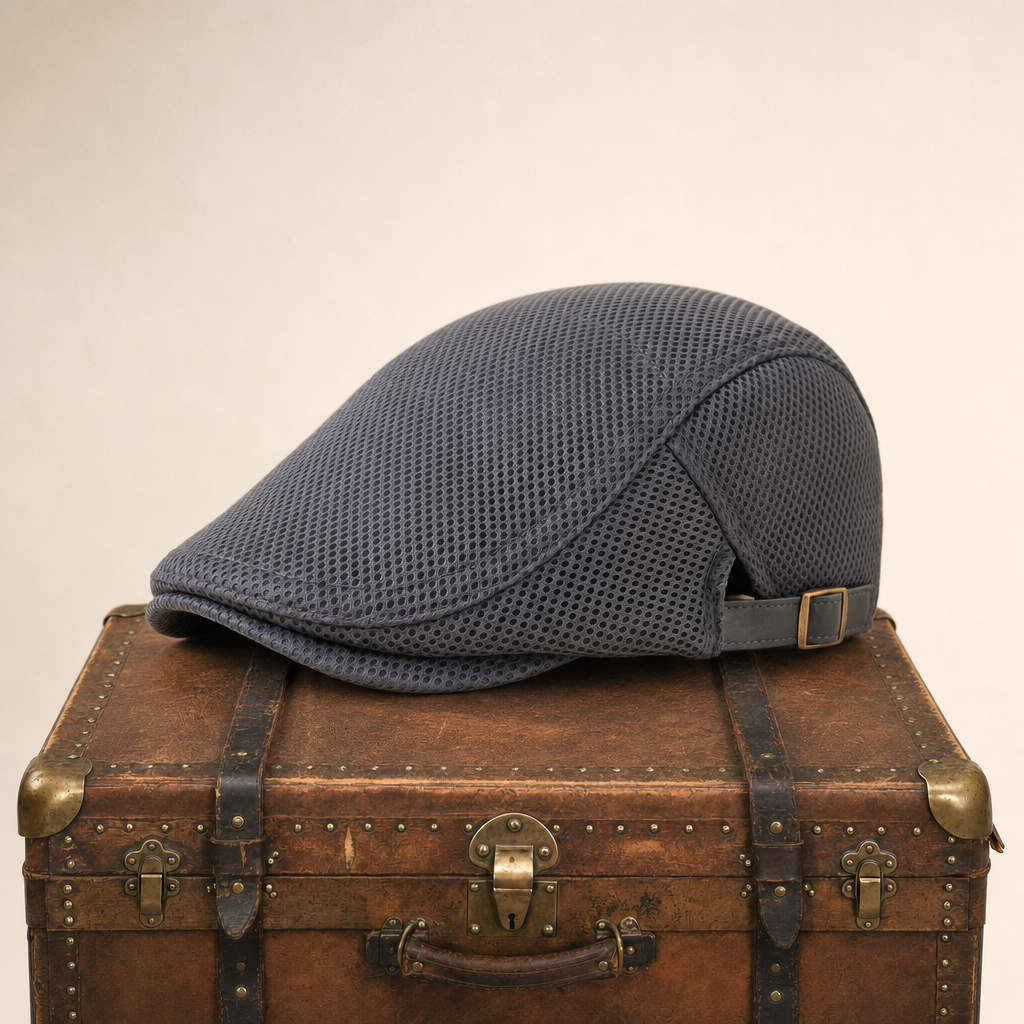 Breathable Mesh Cap — BUXTON — Ash Grey