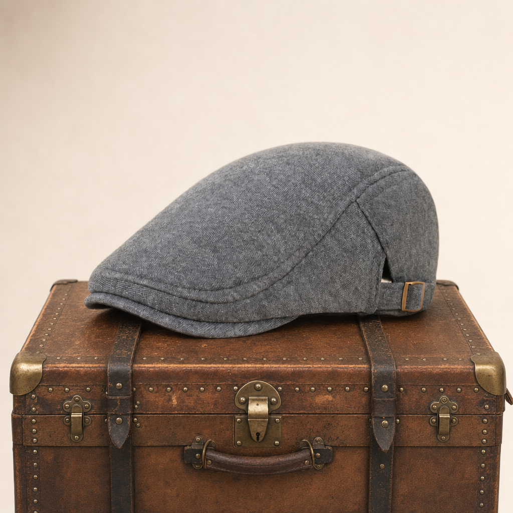 Stretch Knit Cap — LEYBURN — Ash Grey