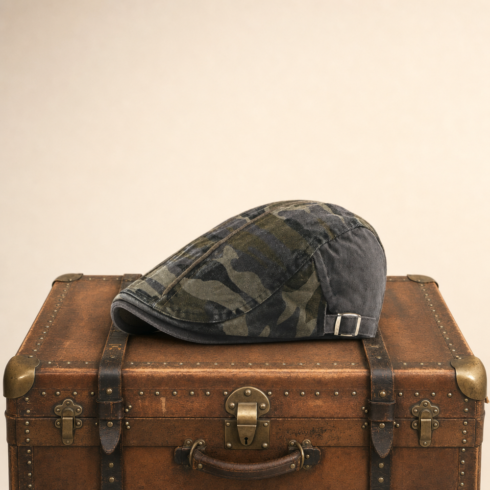 Camo Cotton Cap — WESTPORT — Ash Grey