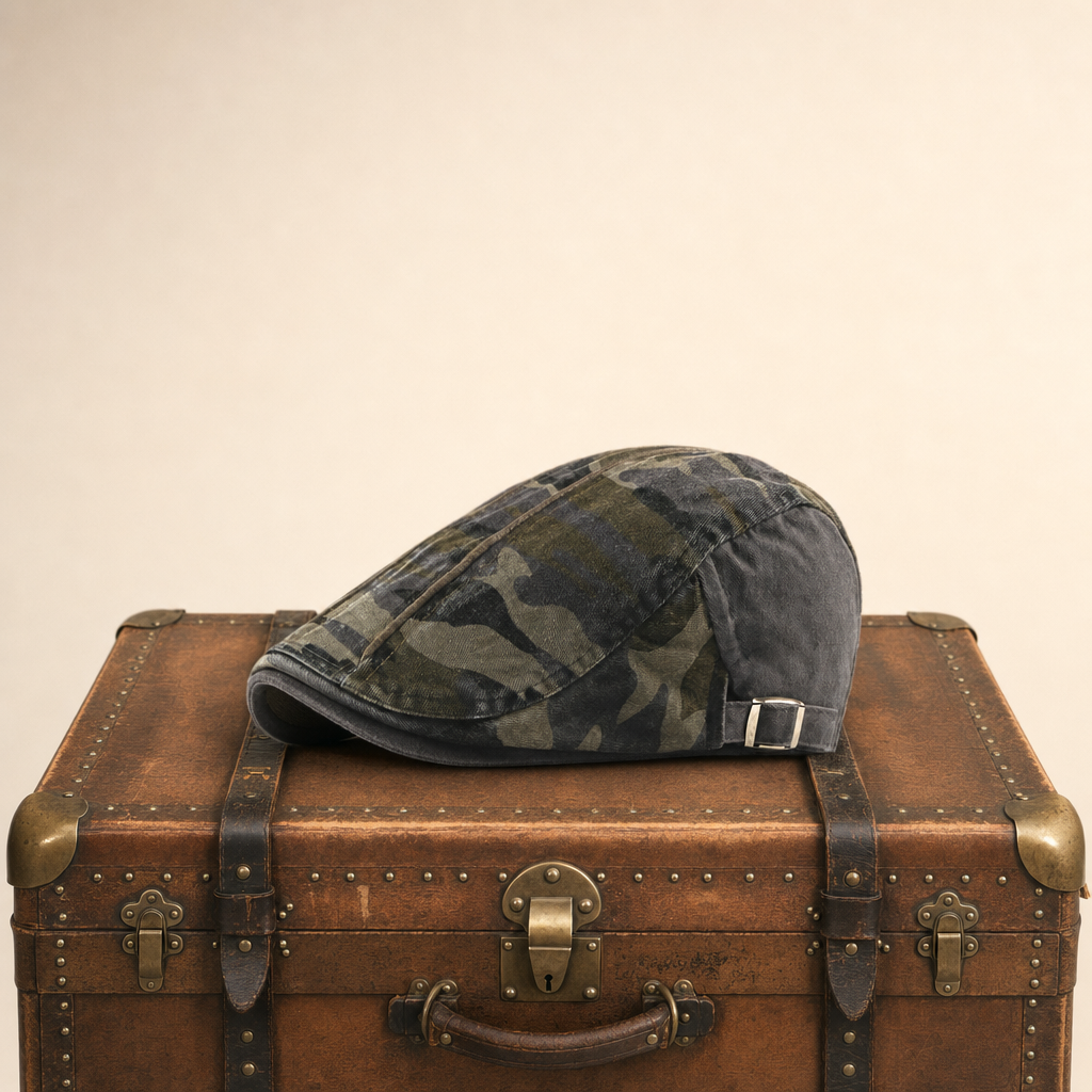Camo Cotton Cap — WESTPORT — Ash Grey