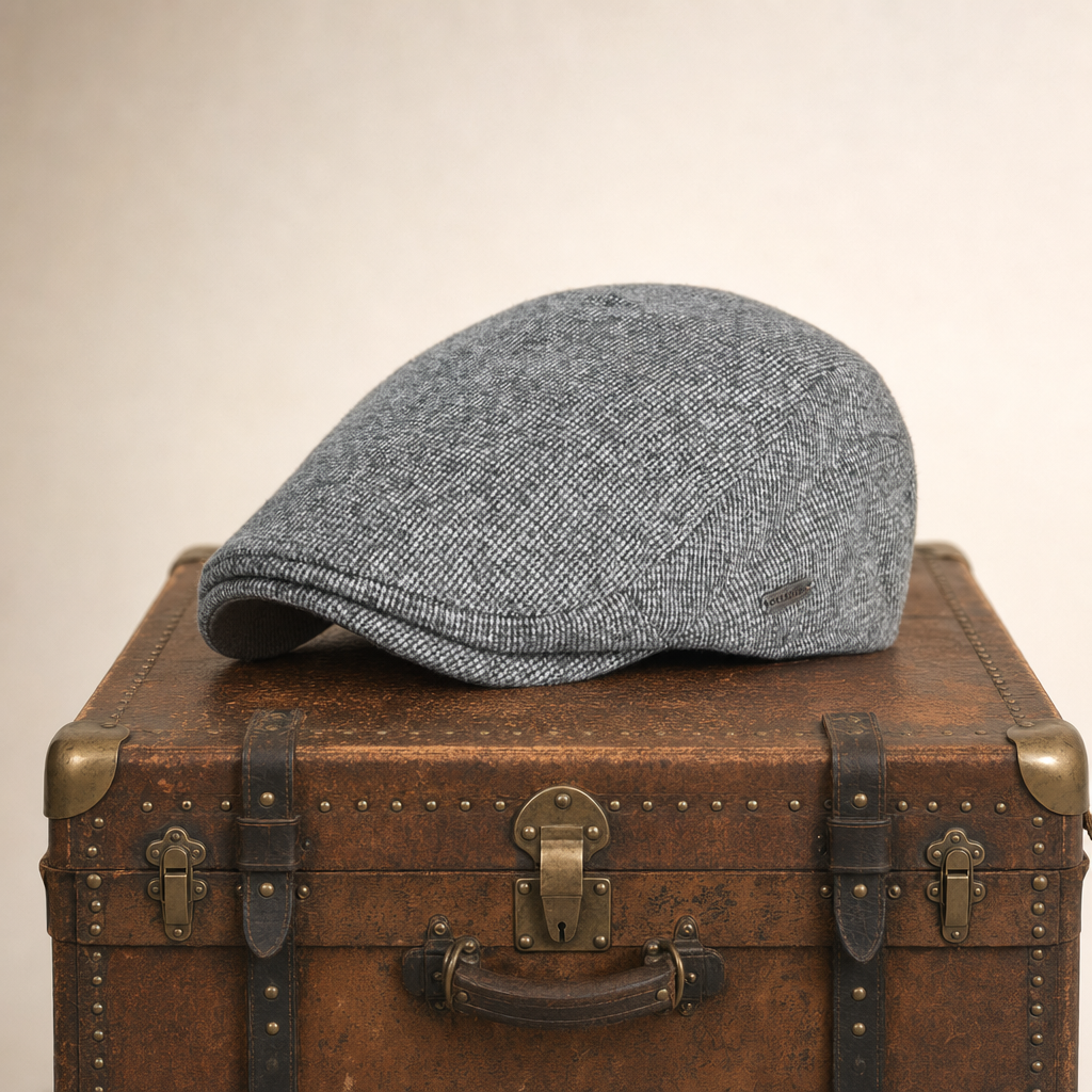 Heritage Wool Cap — BIGGAR — Ash Grey