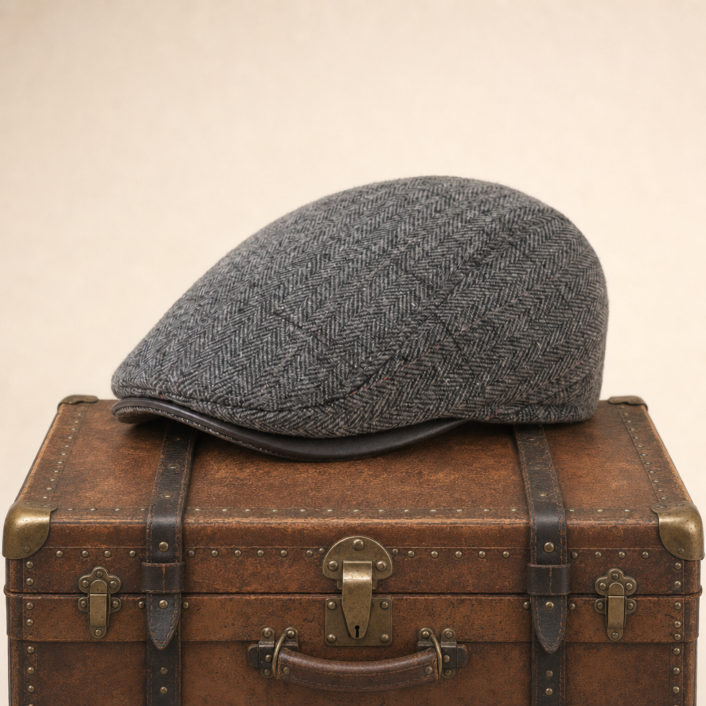 Driver Ear Flap Cap — ASKRIGG — Ash Grey