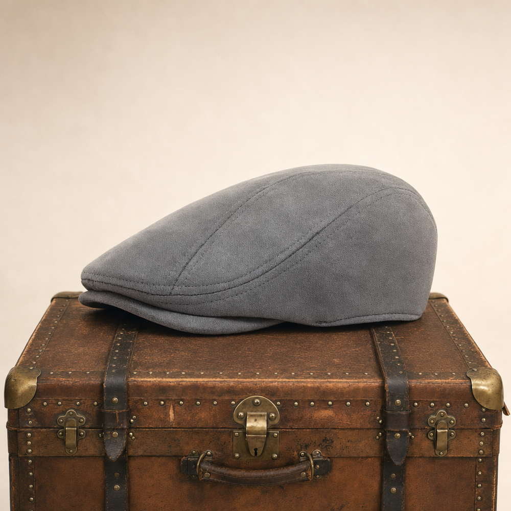Suede Classic Cap — SHREWSBURY — Ash Grey
