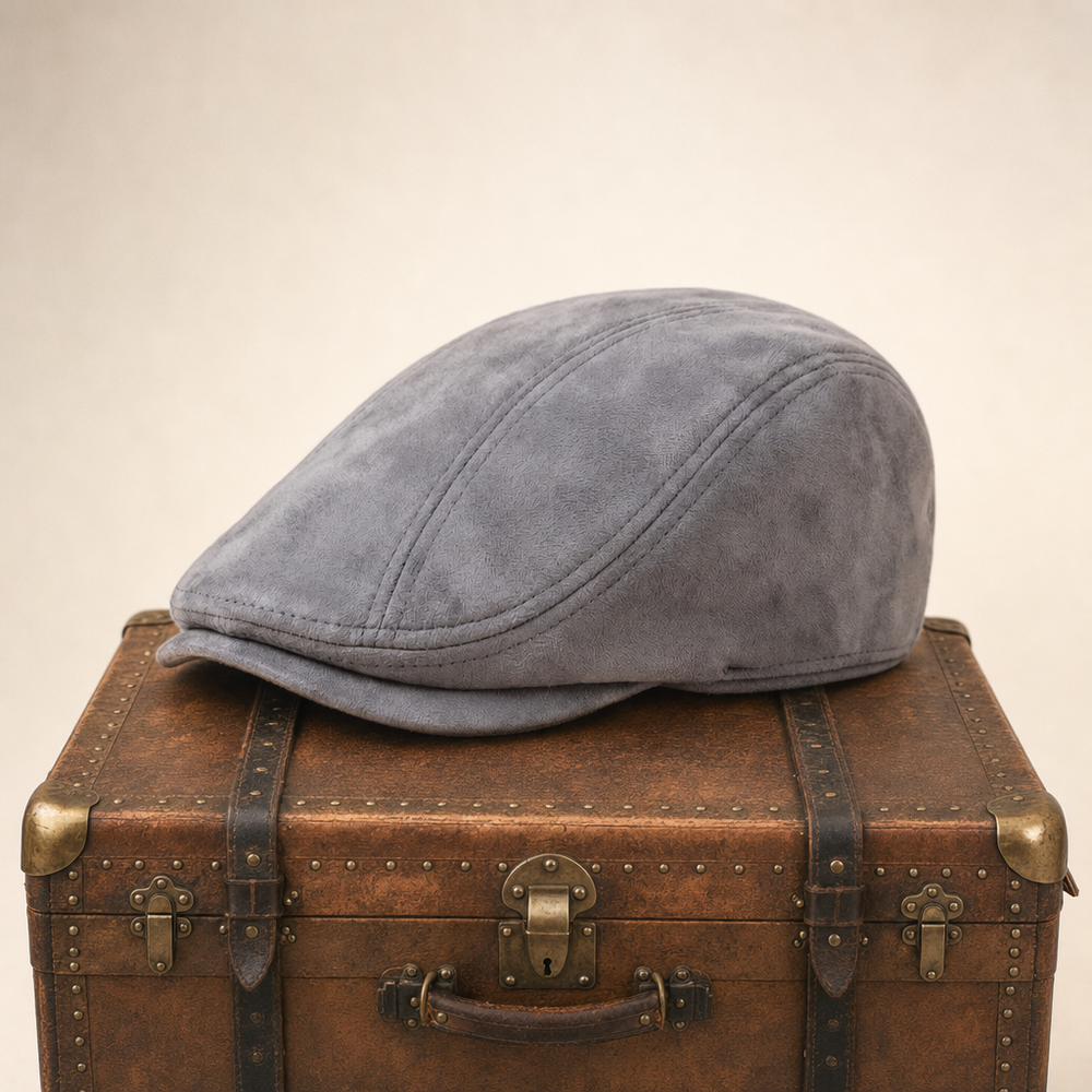 Suede Classic Cap — GARGRAVE — Ash Grey