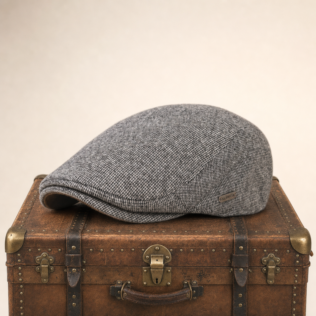 Heritage Wool Cap — GLOSSOP — Ash Grey