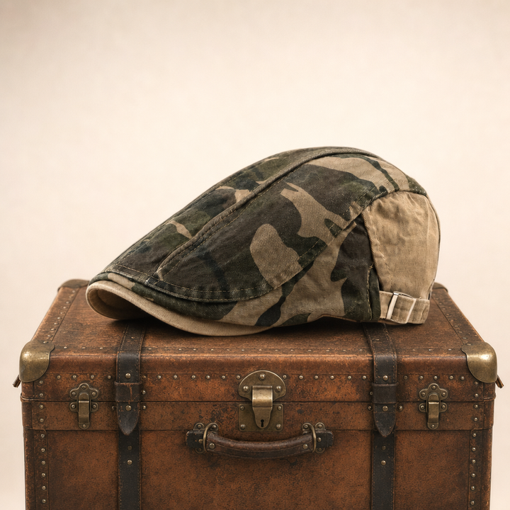 Trail Camo Cap — MELROSE — Beige