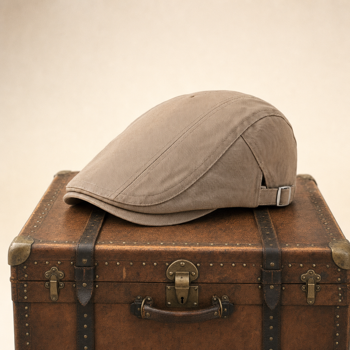 Classic Driver Cap — RAMSBOTTOM — Beige