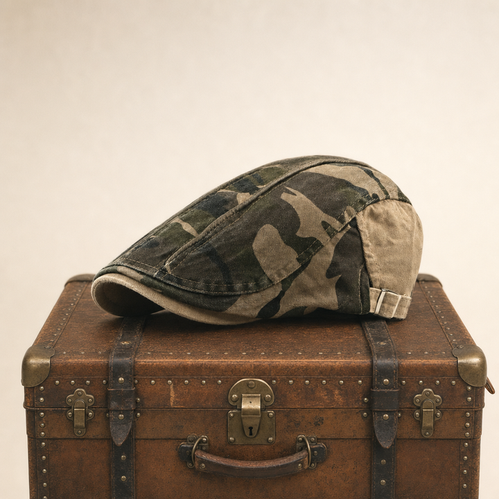 Camo Cotton Cap — WESTPORT — Beige