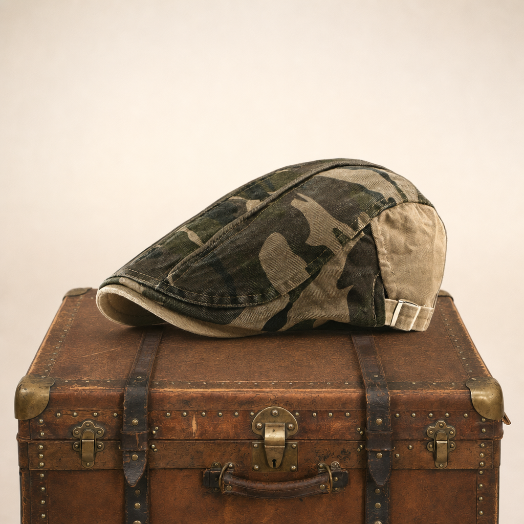 Trail Camo Cap — LLANGOLLEN — Beige