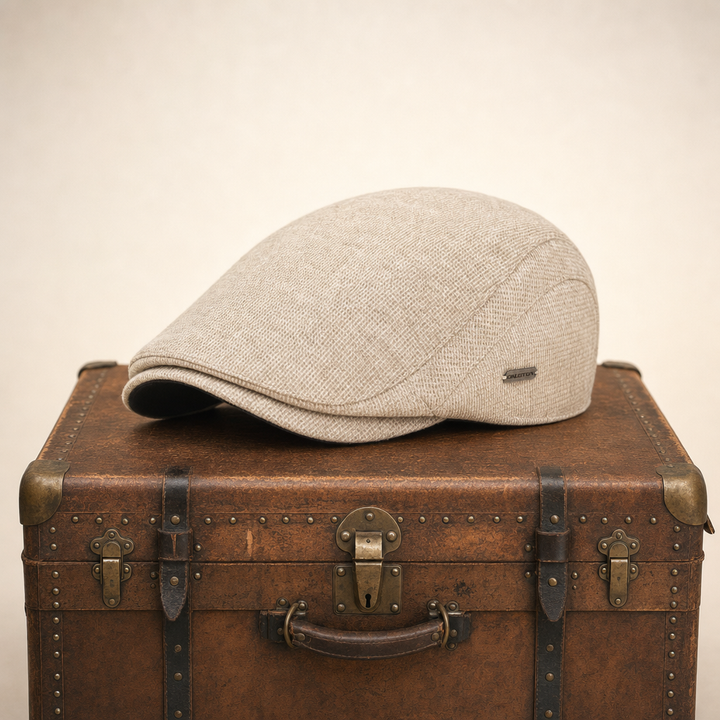Heritage Wool Cap — GLOSSOP — Beige