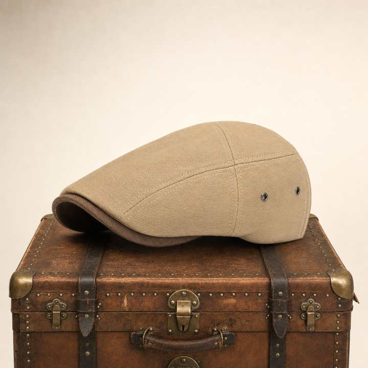 Cotton Tradesman Cap — DUNS — Beige