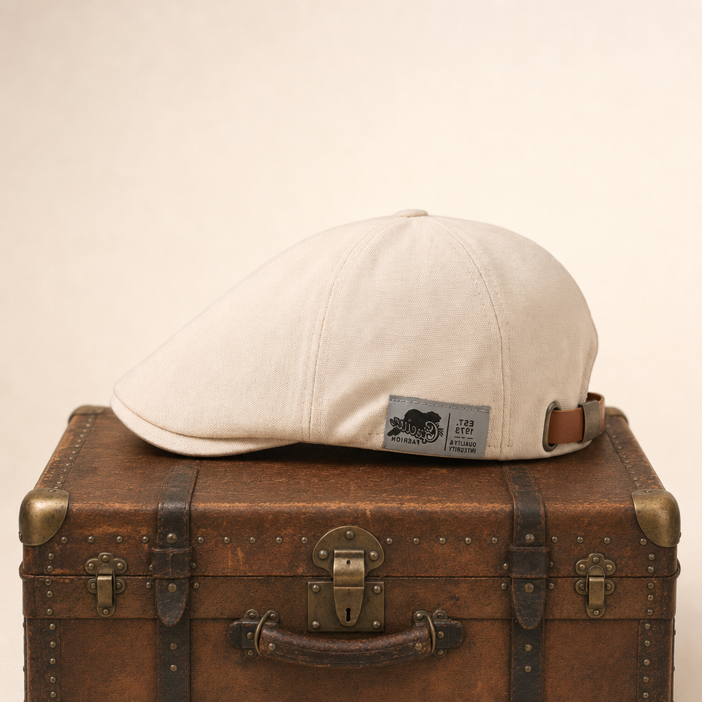 Modern Classic Cap — SADDLEWORTH — Beige