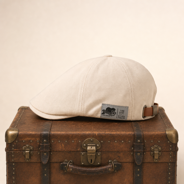 Modern Classic Cap — SADDLEWORTH — Beige