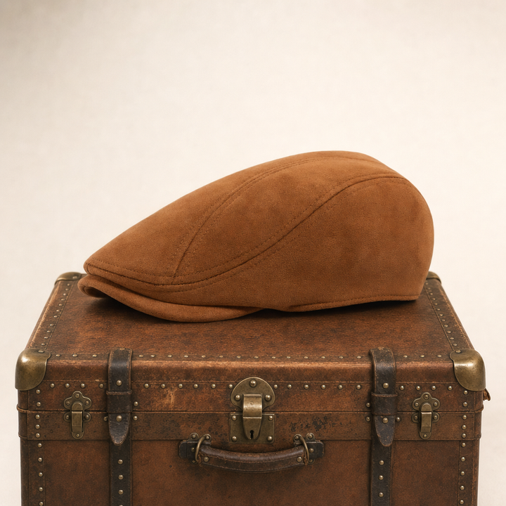 Suede Classic Cap — SHREWSBURY — Brown