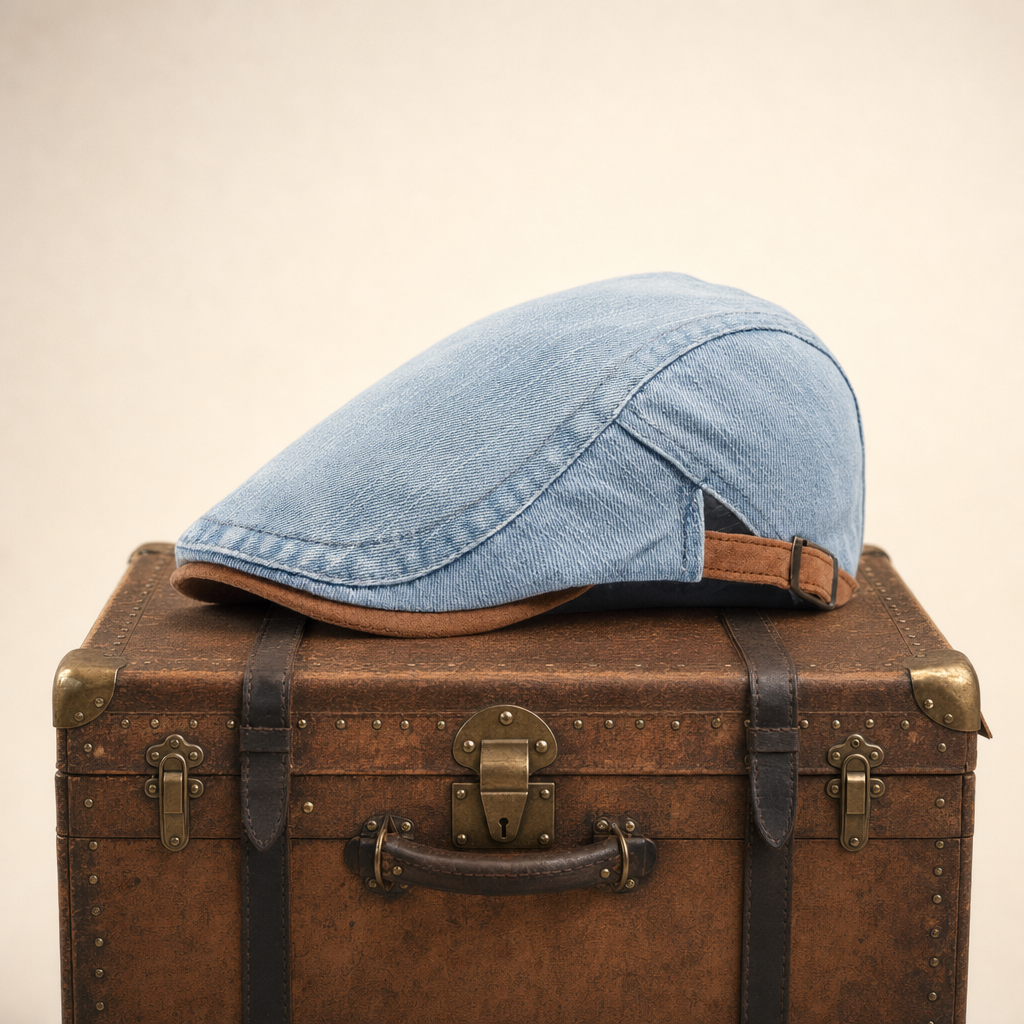 Denim Workwear Cap — BRECHIN — Cloud Blue