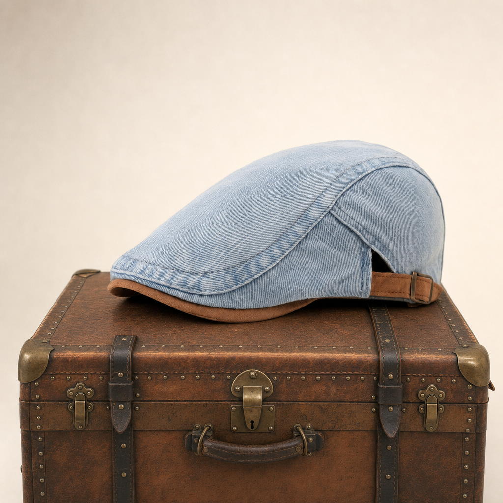 Denim Workwear Cap — ASHBOURNE — Cloud Blue