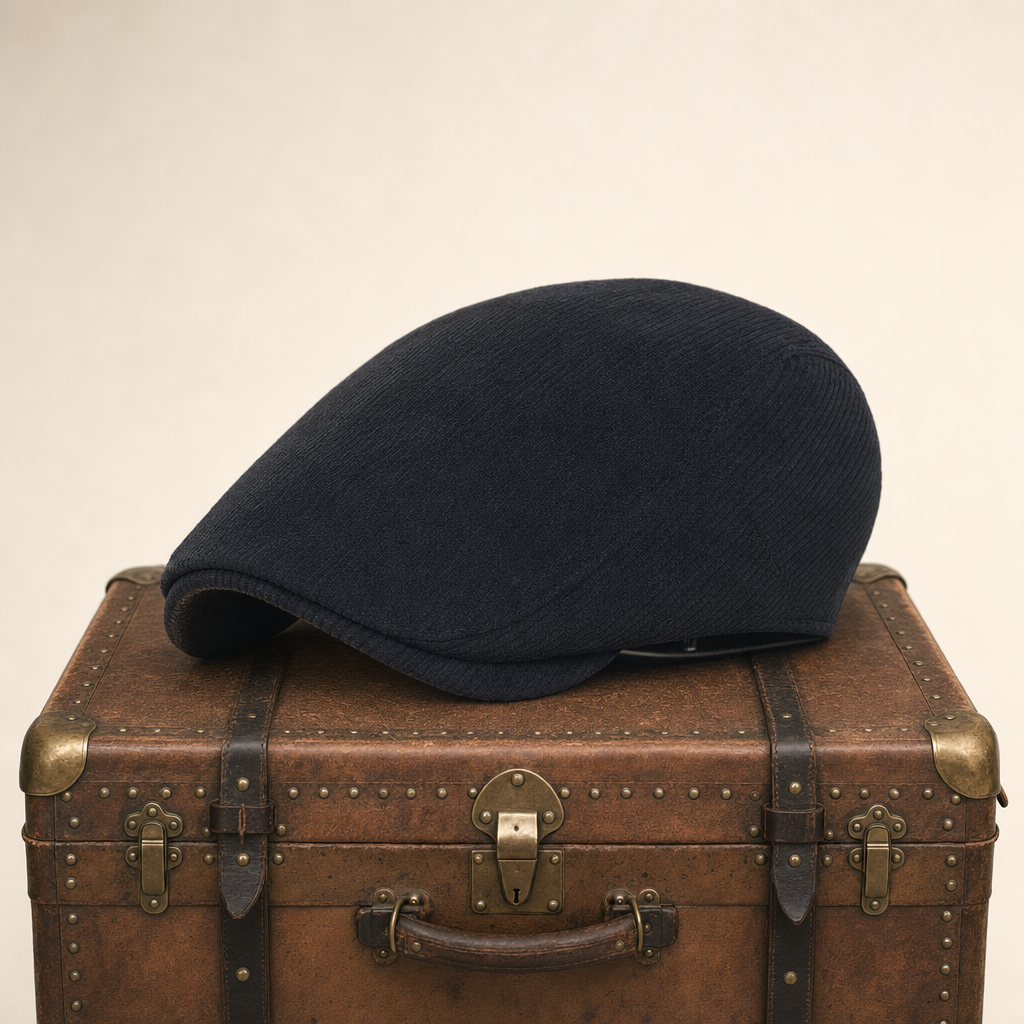 Corduroy Heritage Cap — DINGLE — Coal Black