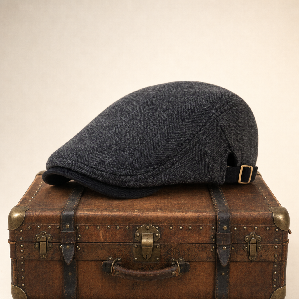 Heritage Wool Cap — MATLOCK — Coal Black