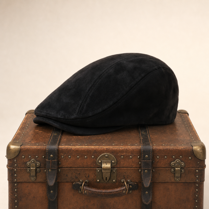 Suede Classic Cap — GARGRAVE — Coal Black