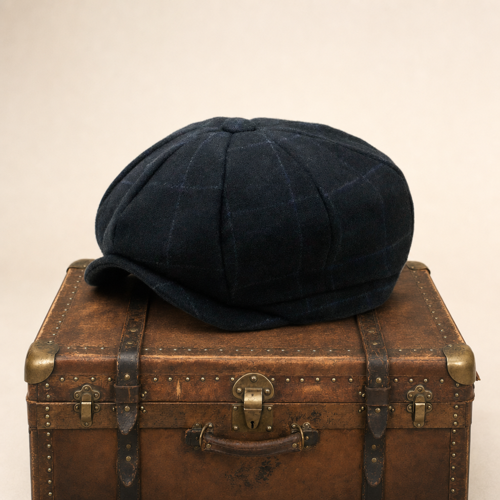Eight-Panel Cap — WIGTON — Coal Black
