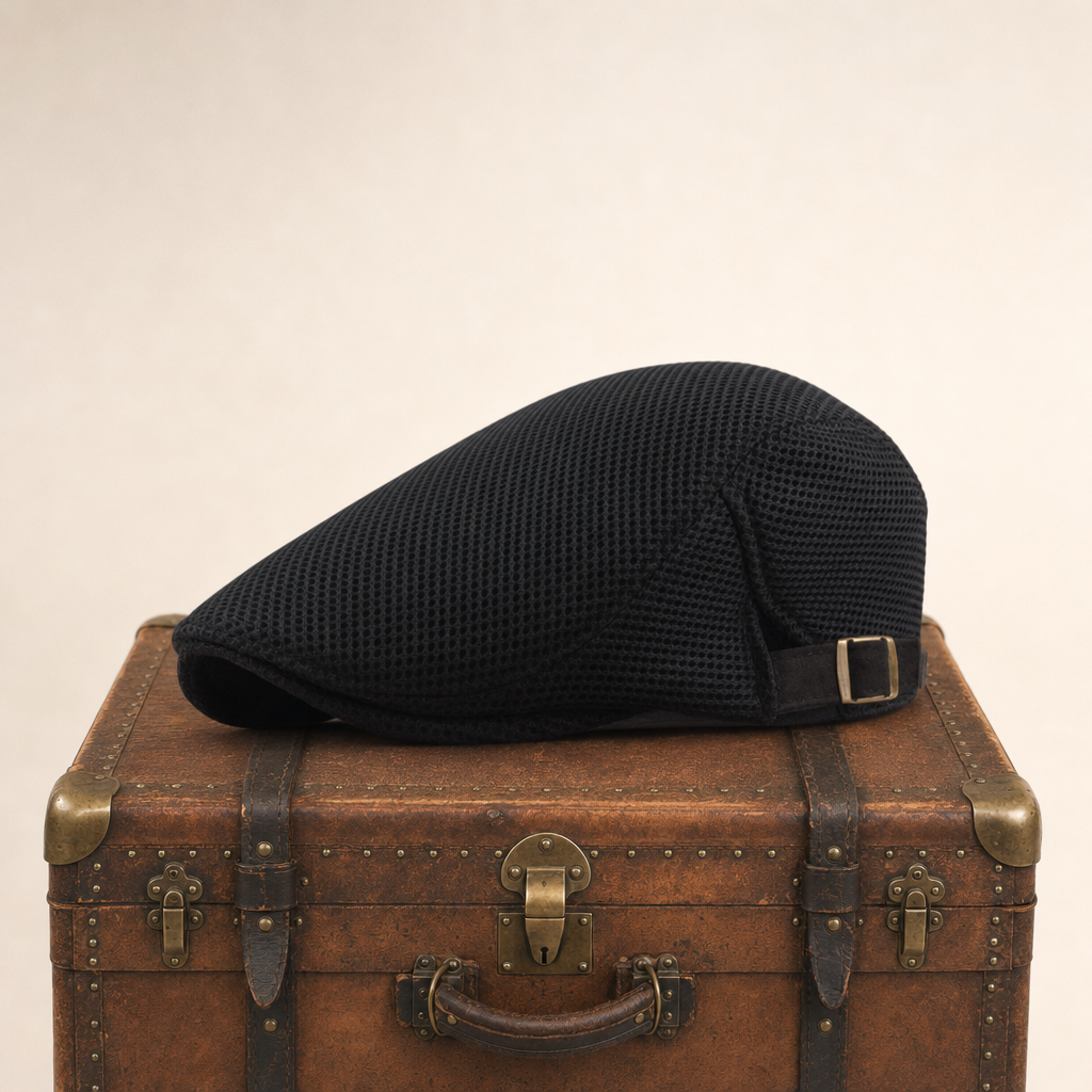 Breathable Mesh Cap — SLIGO — Coal Black