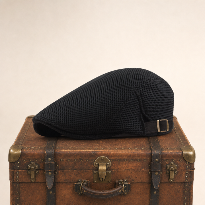 Breathable Mesh Cap — SLIGO — Coal Black