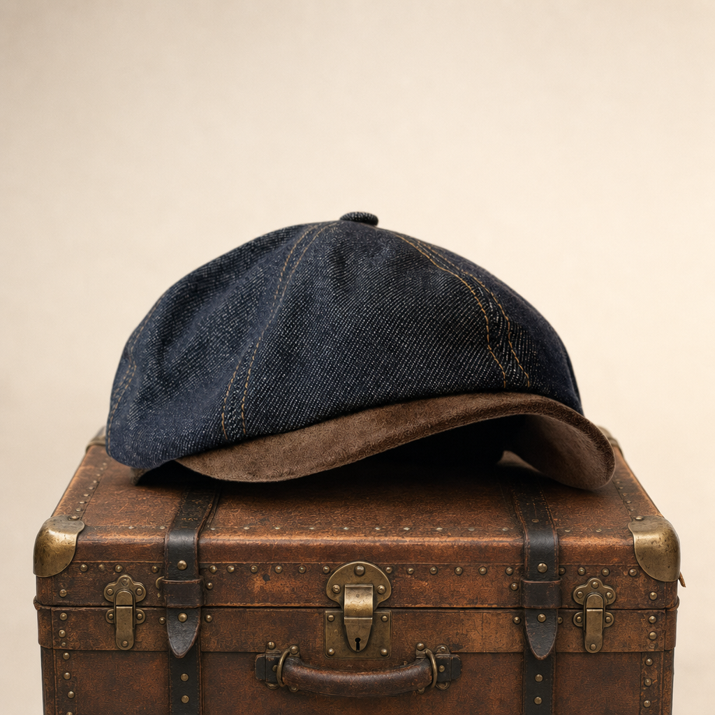 Workman's Denim Cap — CONGLETON — Denim Blue
