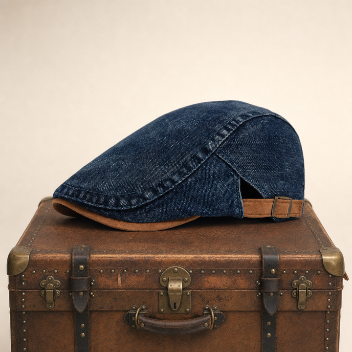 Denim Workwear Cap — BRECHIN — Denim Blue