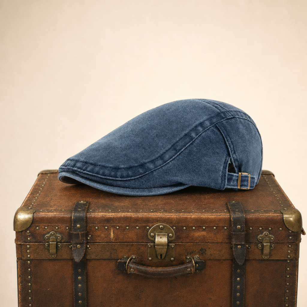 Denim Vintage Cap — LEEK — Denim Blue
