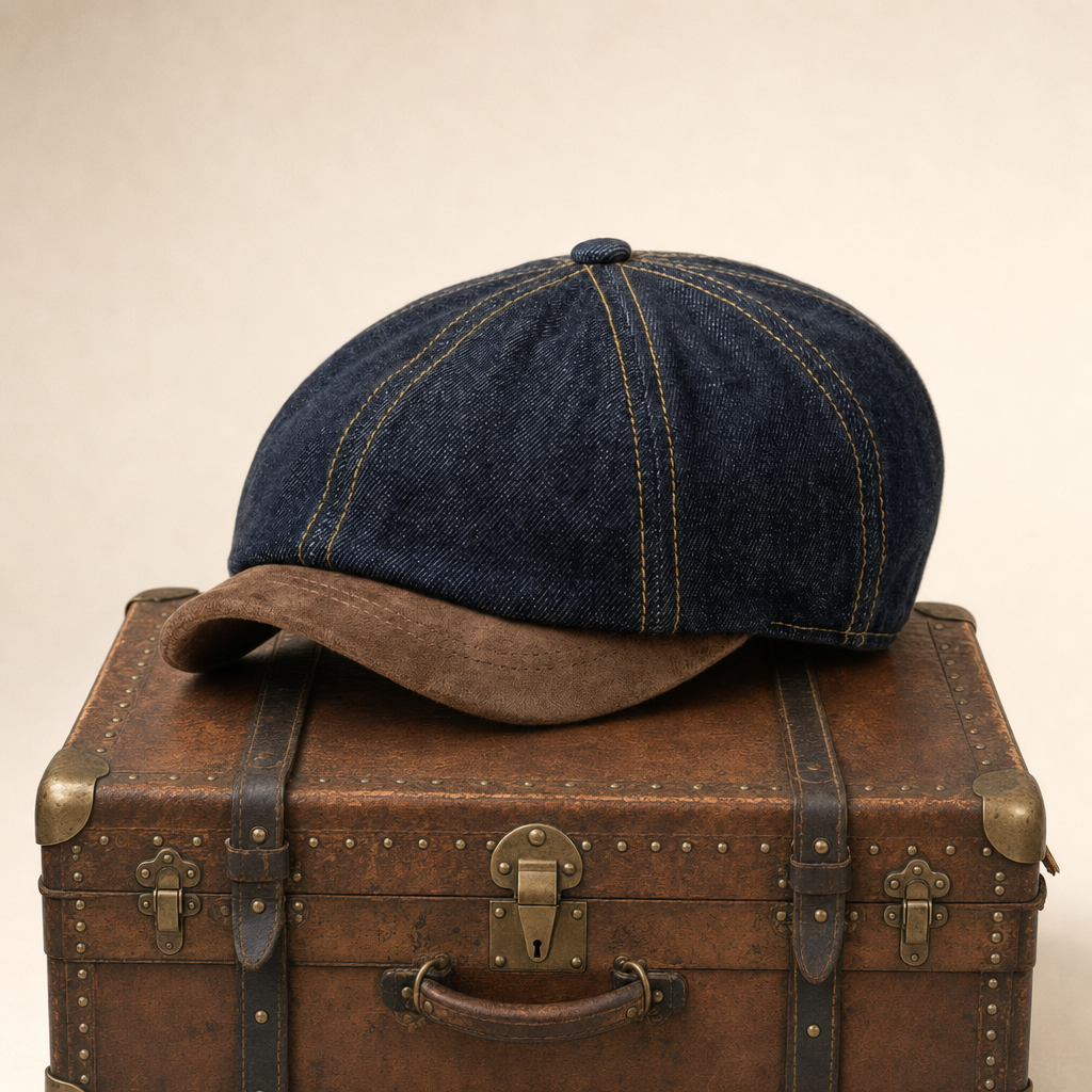 Workman's Denim Cap — ALSTON — Denim Blue