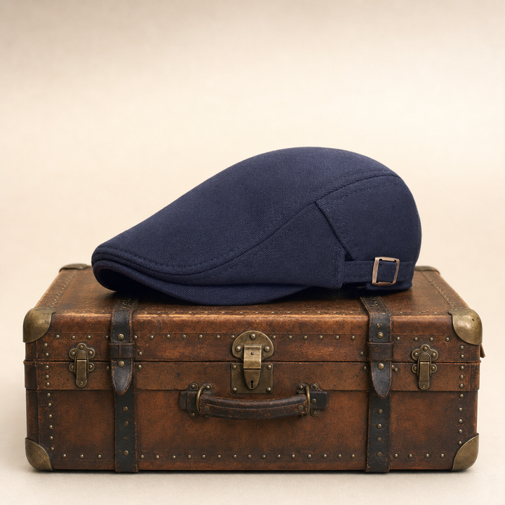 Stretch Knit Cap — WINDERMERE — Denim Blue