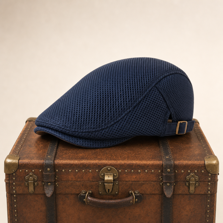 Breathable Mesh Cap — BUXTON — Denim Blue
