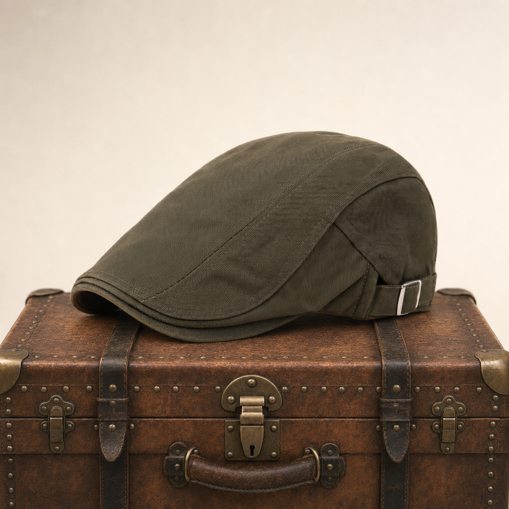 Classic Driver Cap — RAMSBOTTOM — Field Olive