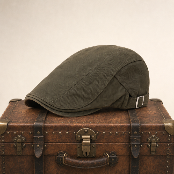 Classic Driver Cap — RAMSBOTTOM — Field Olive
