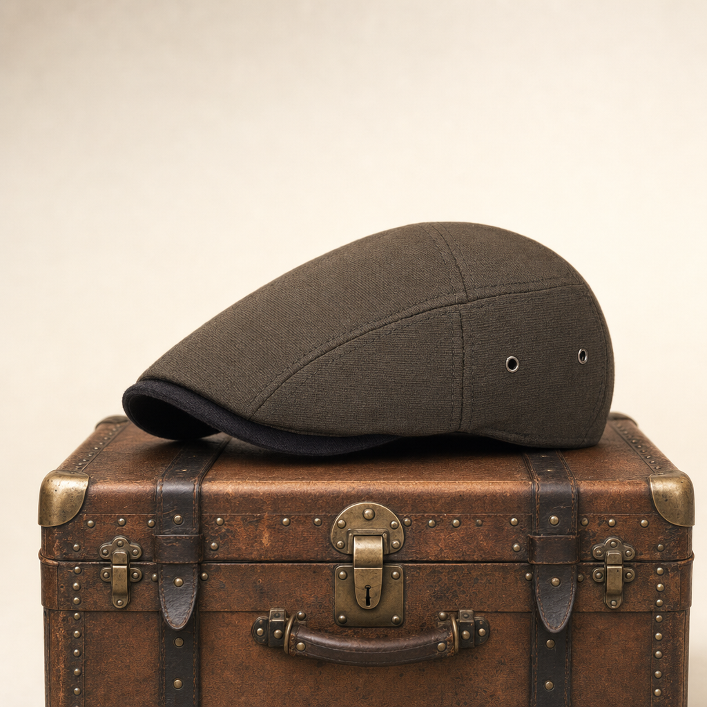 Cotton Tradesman Cap — DUNS — Field Olive
