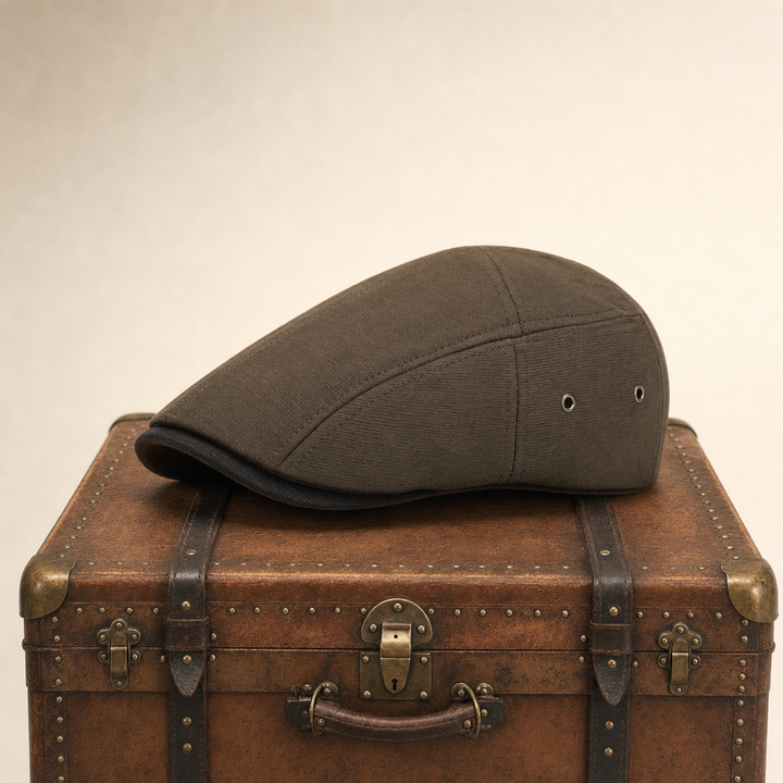 Cotton Tradesman Cap — ARRAN — Field Olive