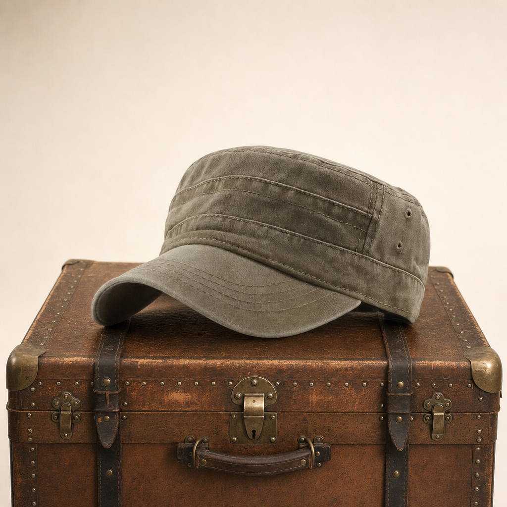 Field Cotton Cap — PITLOCHRY — Field Olive