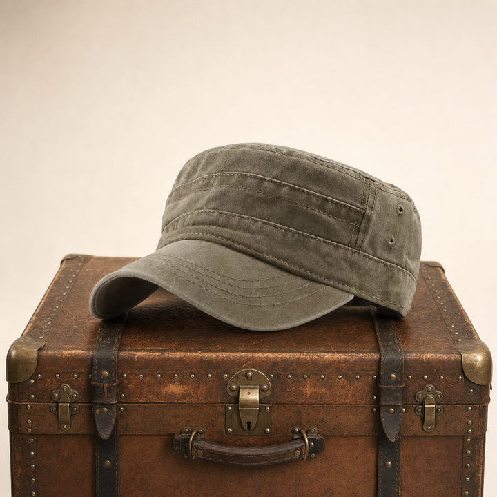 Field Cotton Cap — PITLOCHRY — Field Olive