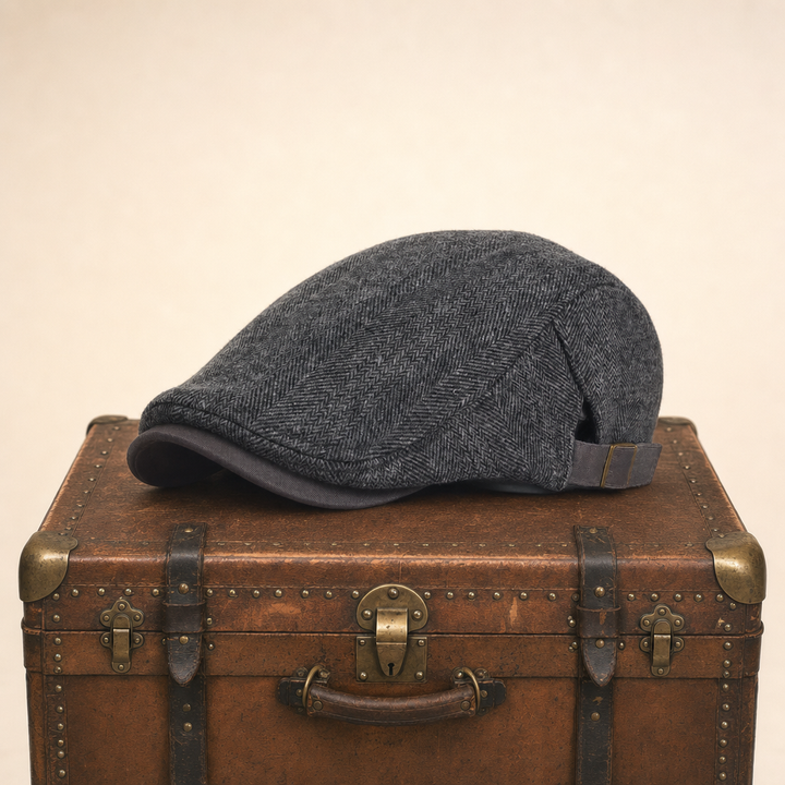 Heritage Wool Cap — LANARK — Graphite Grey