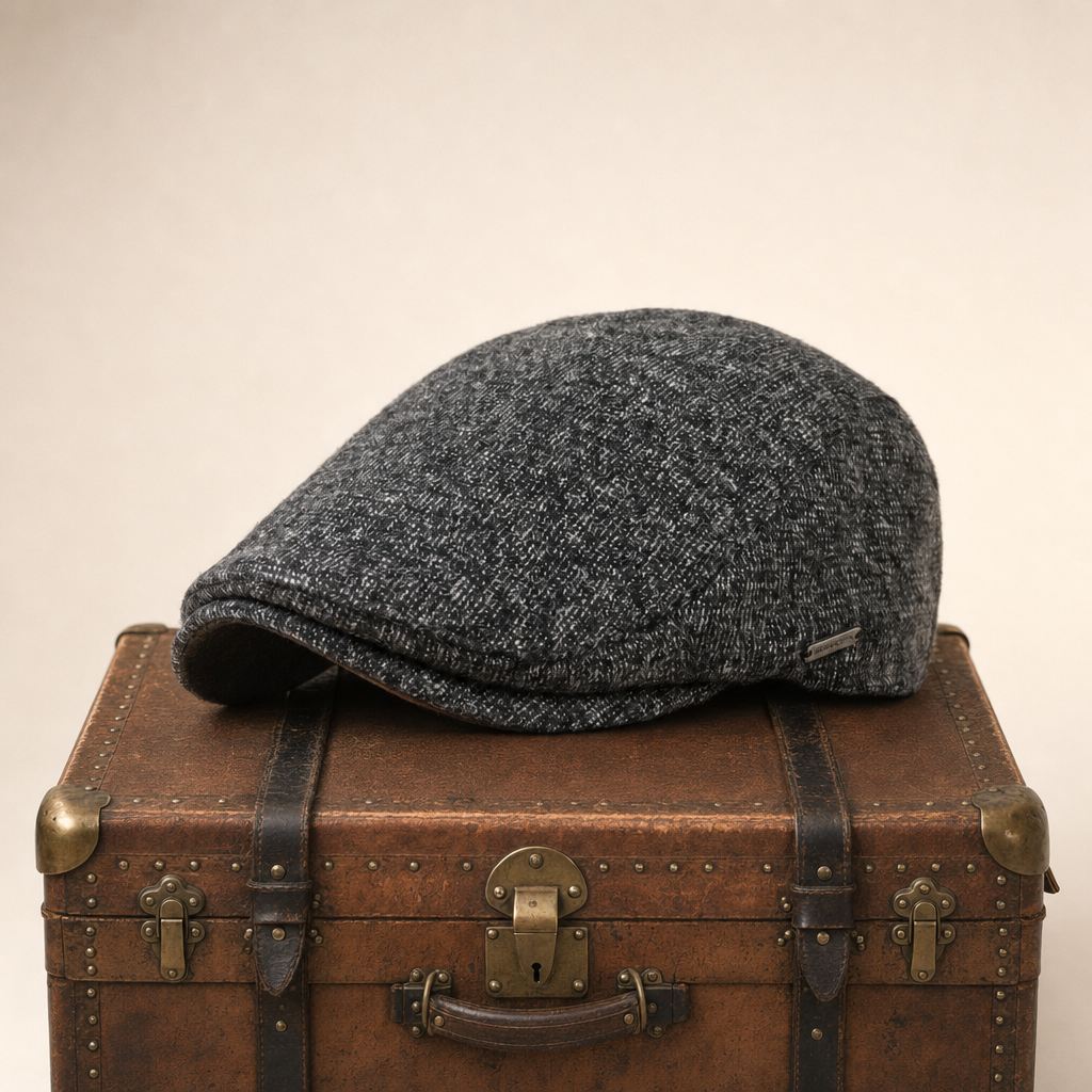 Heritage Wool Cap — GLOSSOP — Graphite Grey