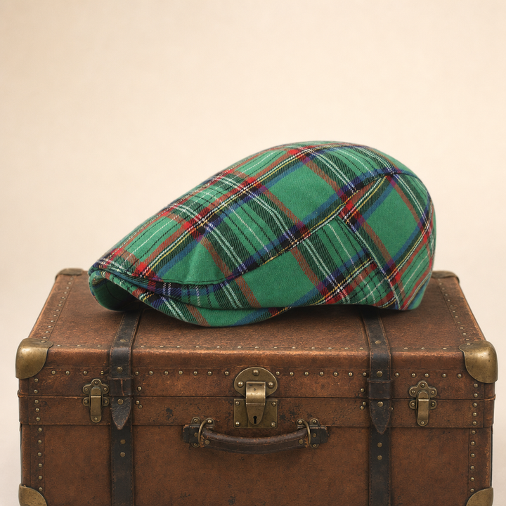 Tartan Highland Cap — OSWESTRY — Green