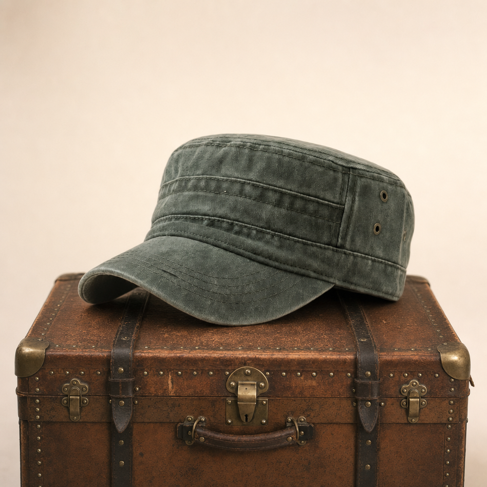 Field Cotton Cap — COLNE — Green
