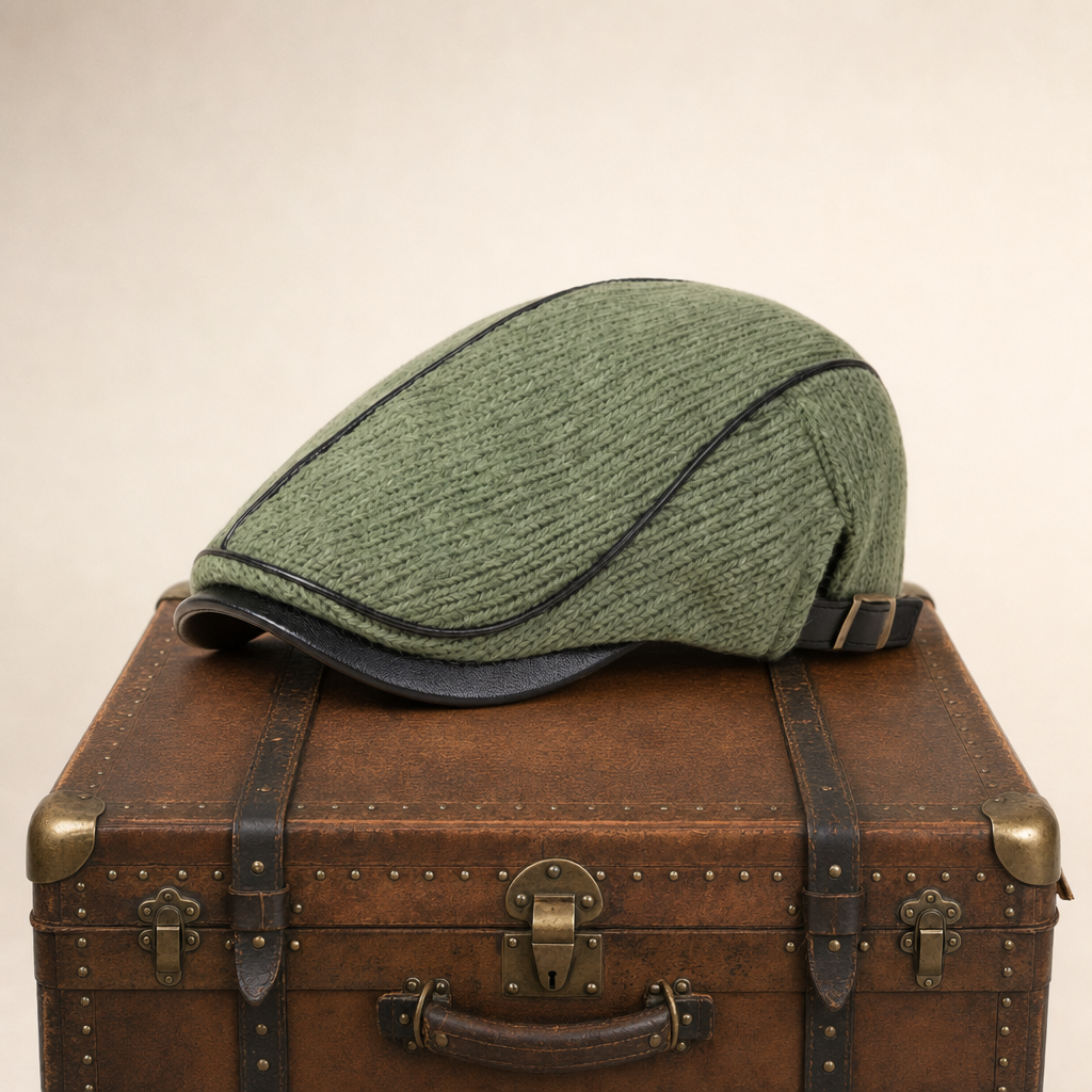 Heritage Knit Cap — PADSTOW — Green