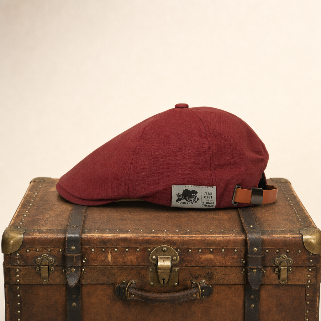 Modern Classic Cap — SADDLEWORTH — Red