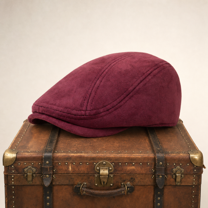 Suede Classic Cap — GARGRAVE — Red